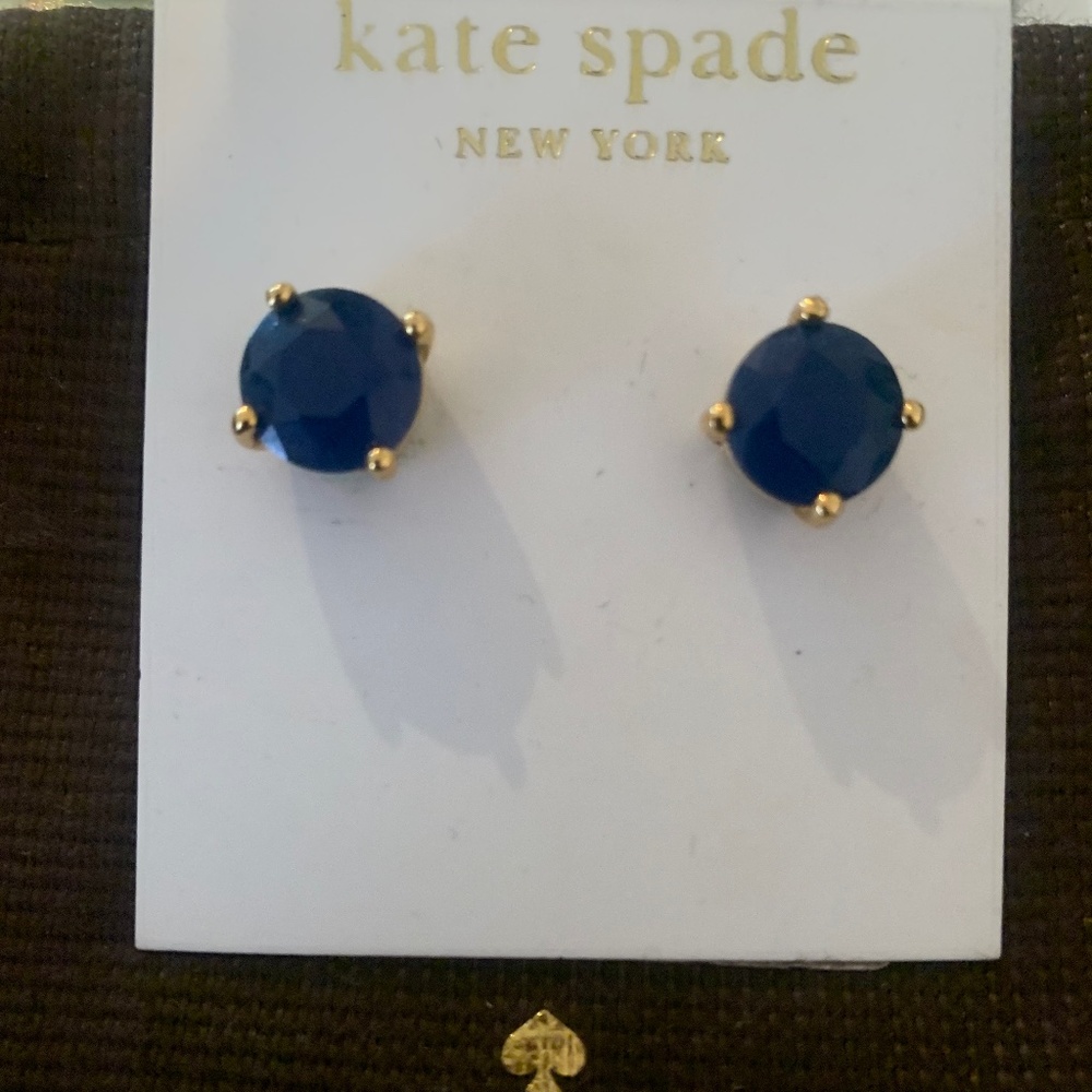 KATE ♠️ SPADE BLUE EARRINGS
